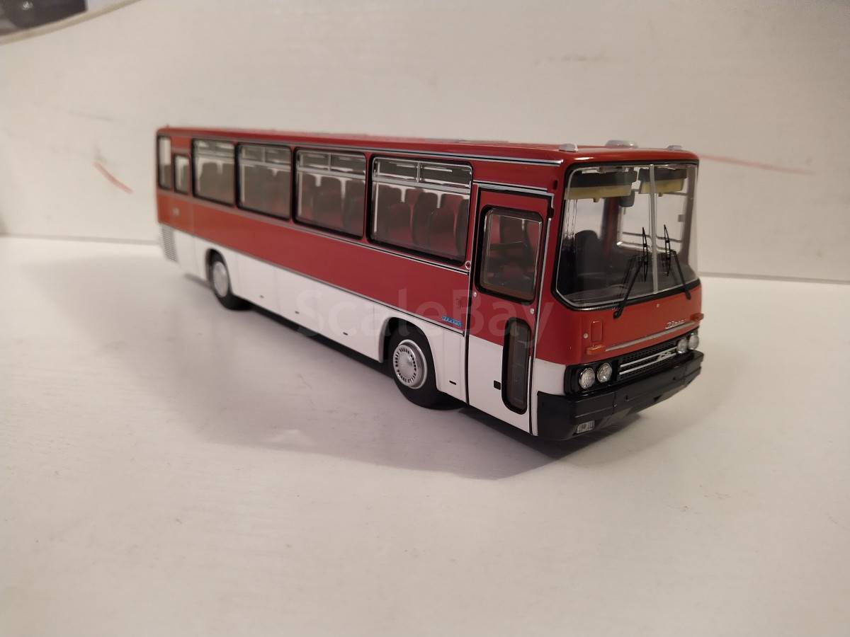 Автобус Икарус 256.54 скарлат | Аукцион масштабных и сборных моделей