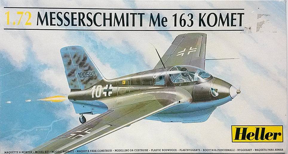 1 72 Heller Model Kit Messerschmitt Me 163 Komet Sale Aukcion Masshtabnyh I Sbornyh Modelej