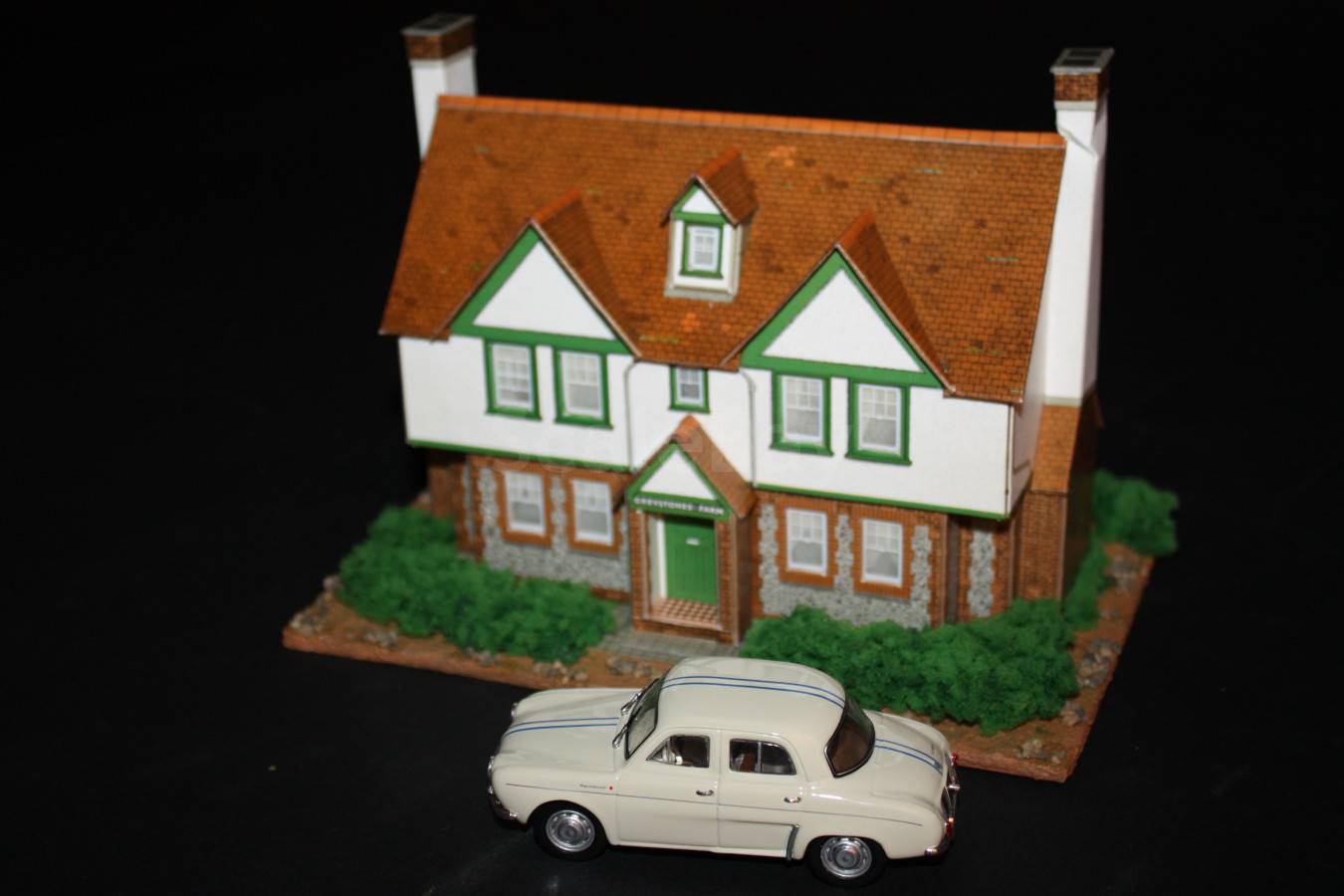 Диорама макет Дом коттедж вилла магазин строение 1/43 | Аукцион ...