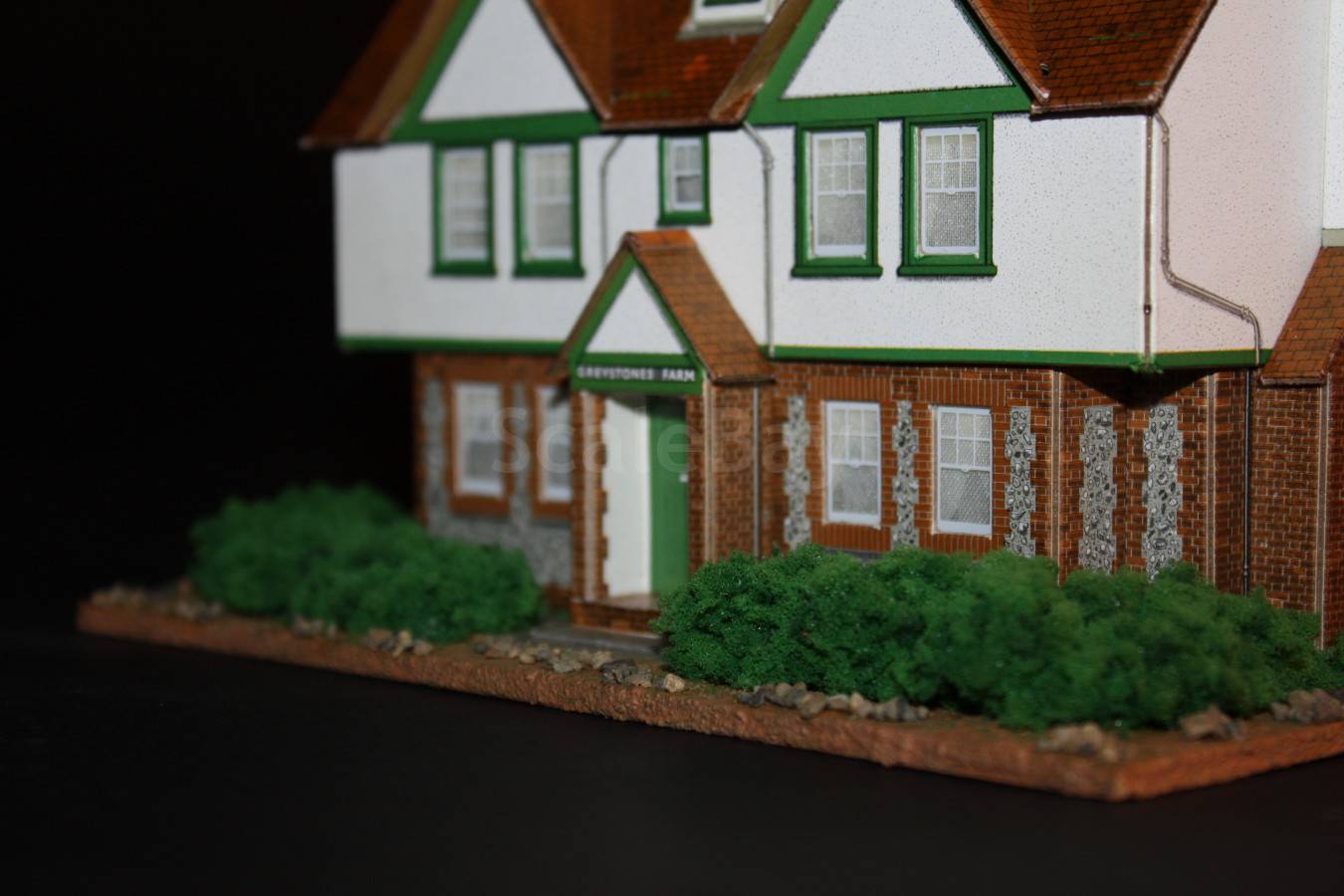 Диорама макет Дом коттедж вилла магазин строение 1/43 | Аукцион ...