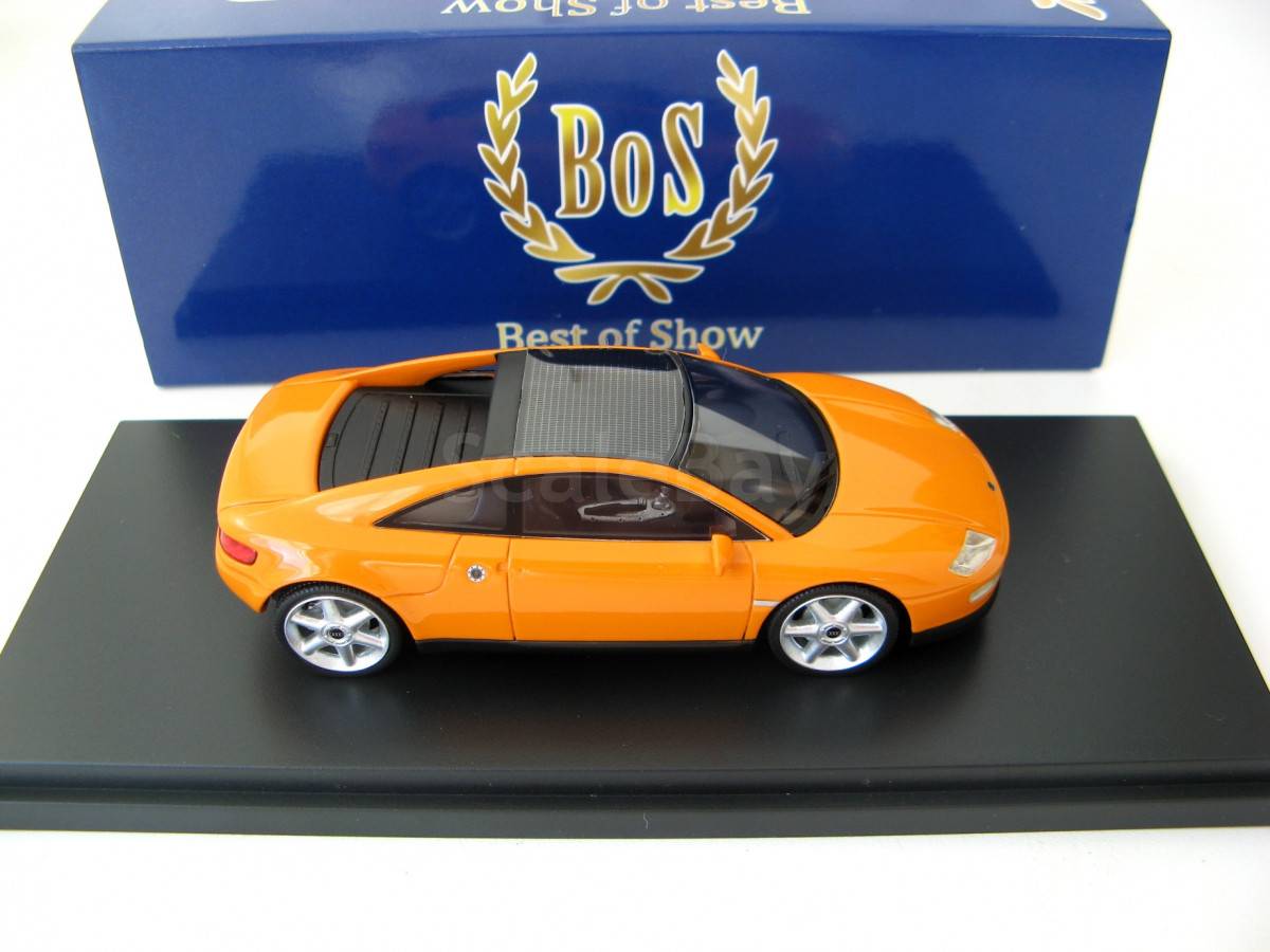 Miniature Alezan 1/43 - Audi Quattro Spider Concept 1991 - Résine Grise - Neuf