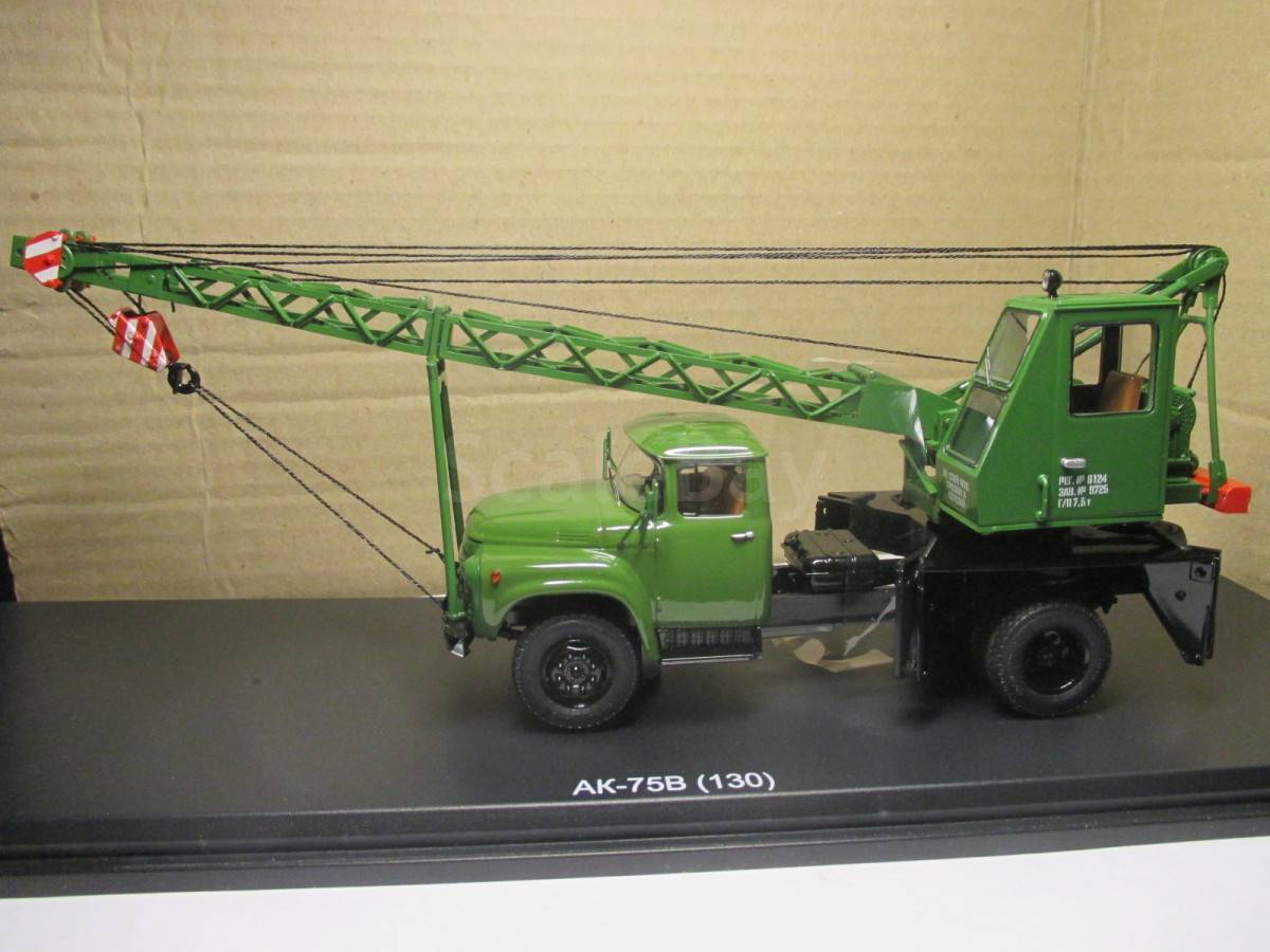 Зил 130 Кран АК 75В SSM1100 РАННЯЯ РЕШЕТКА РЕДКАЯ МОДЕЛЬ | Аукцион ...