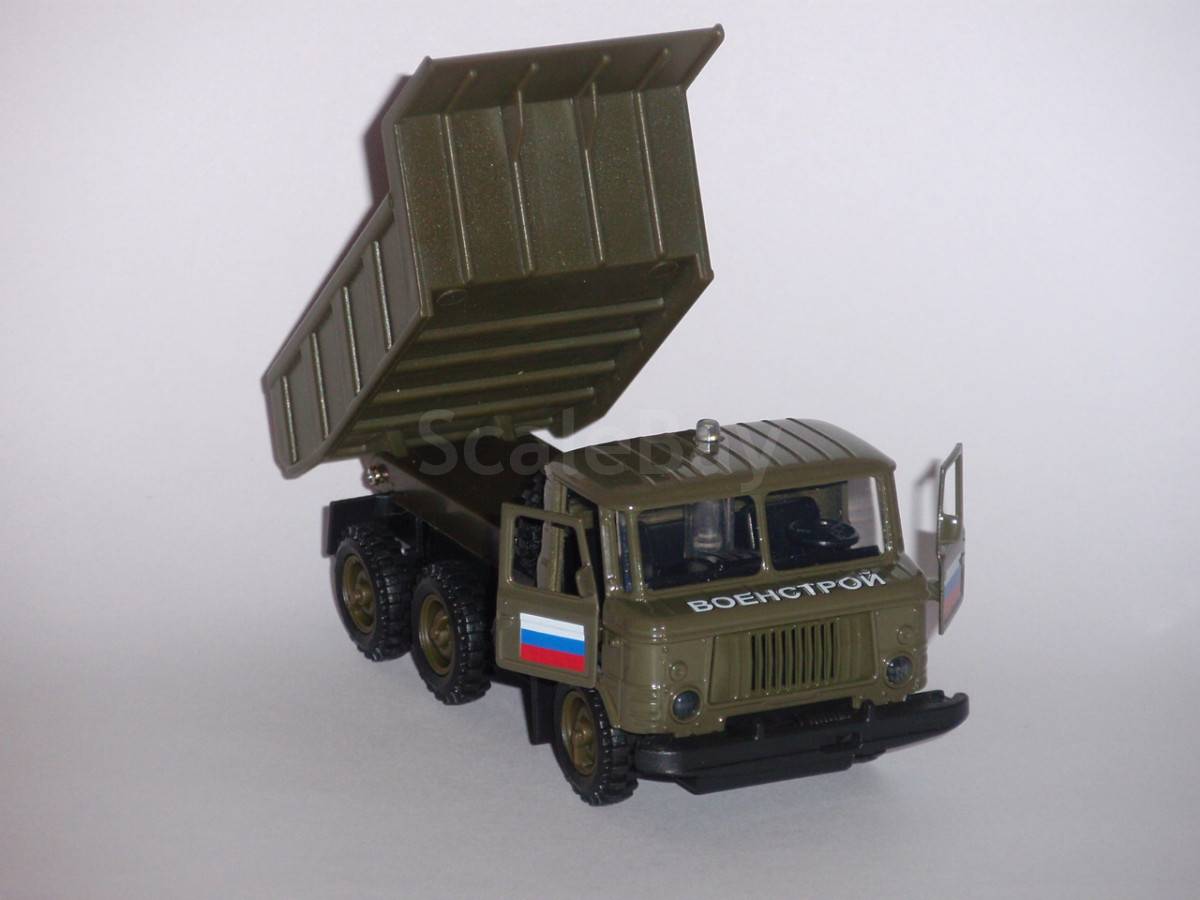 ГАЗ-34 ГАЗ-66 грузовик самосвал Технопарк | Аукцион масштабных и ...