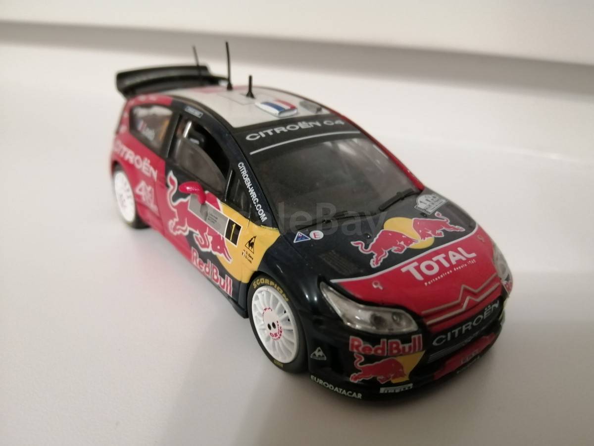 Miniature Altaya 1/18 - Citroën C4 WRC Sébastien Loeb - Tour De Corse 2008