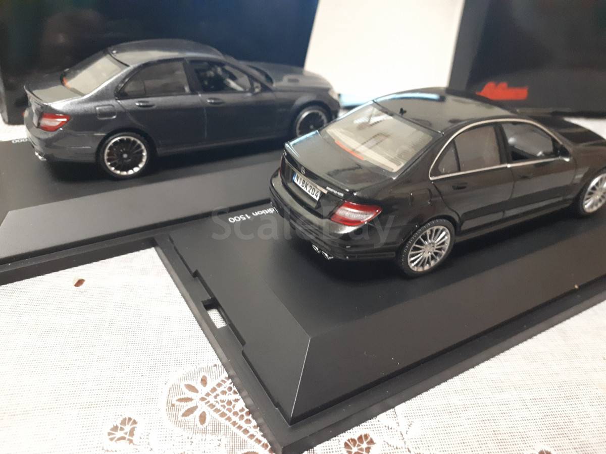 Mercedes C63 AMG(W204)+С63(W204)MOPF Shcuco 1:43 | Аукцион масштабных и ...