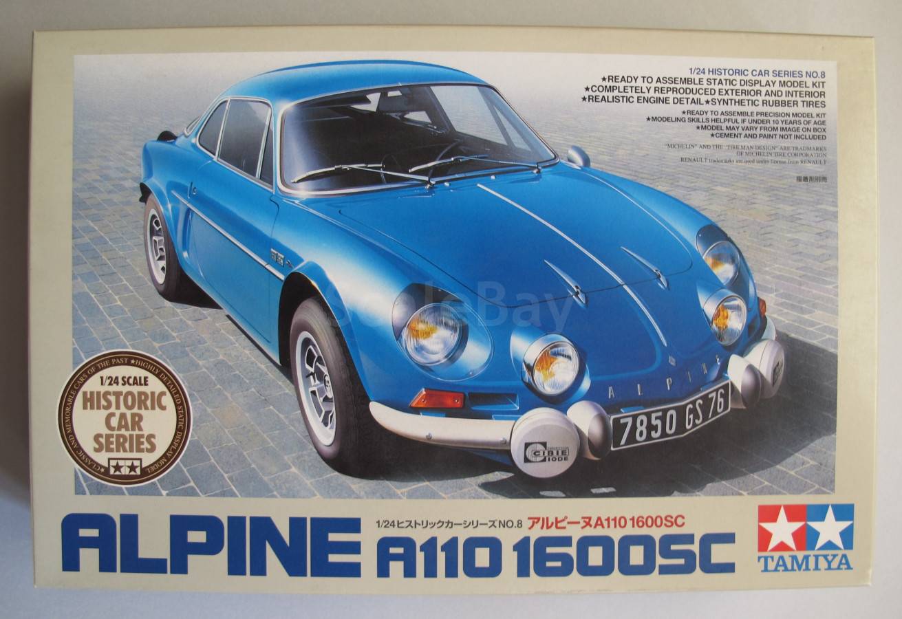 Alpine A110 1600sc Tamiya 124 аукцион масштабных и сборных моделей